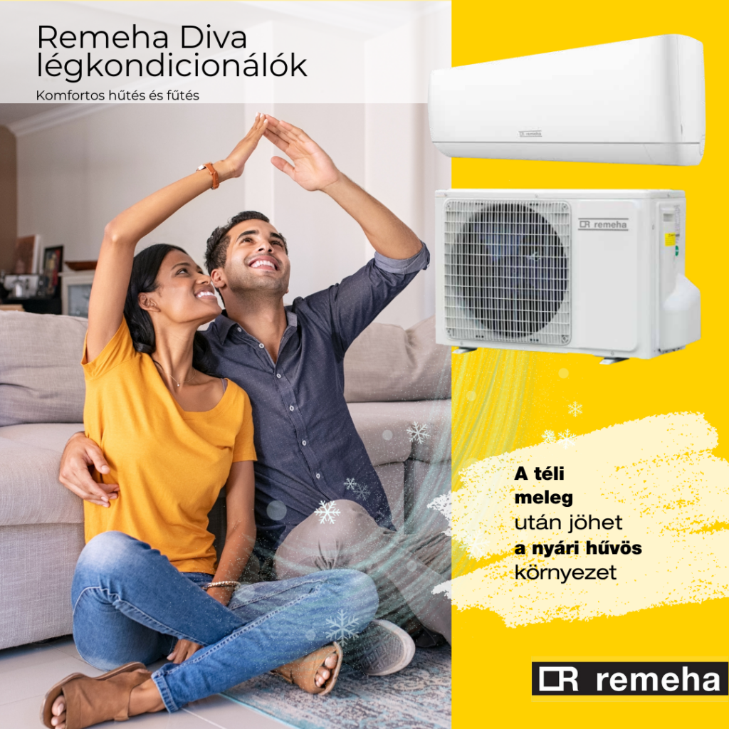 Remeha Diva légkondícionálók - Komfortos hűtés és fűtés